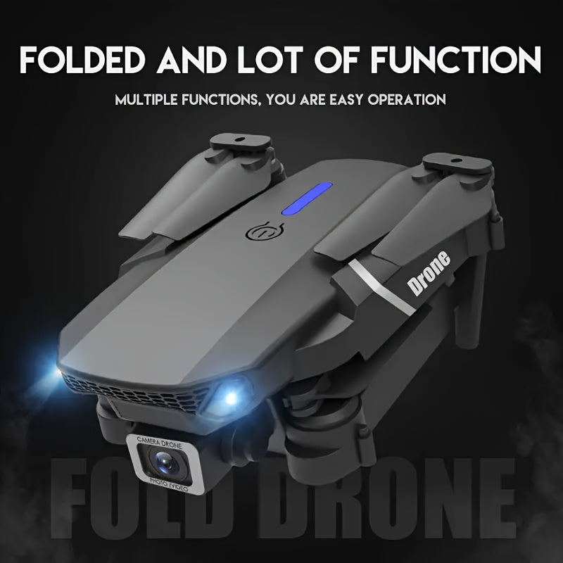 E88 Drone with Dual HD Cameras, Rechargeable Battery