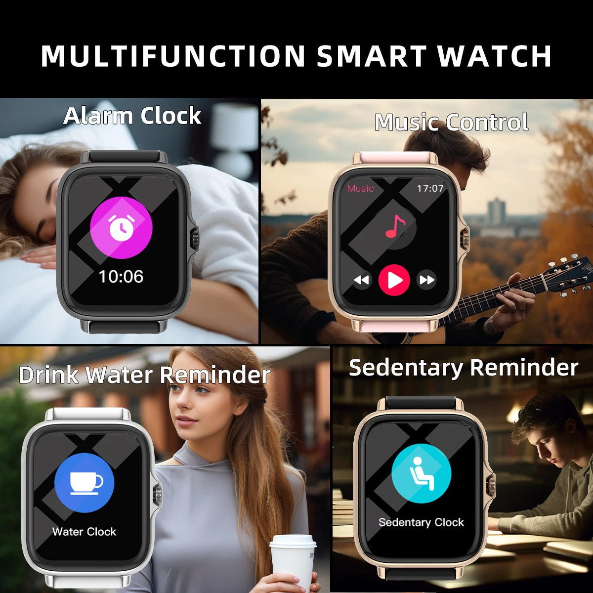 1.83'' Waterproof Smart Watch For IPhones and Androids
