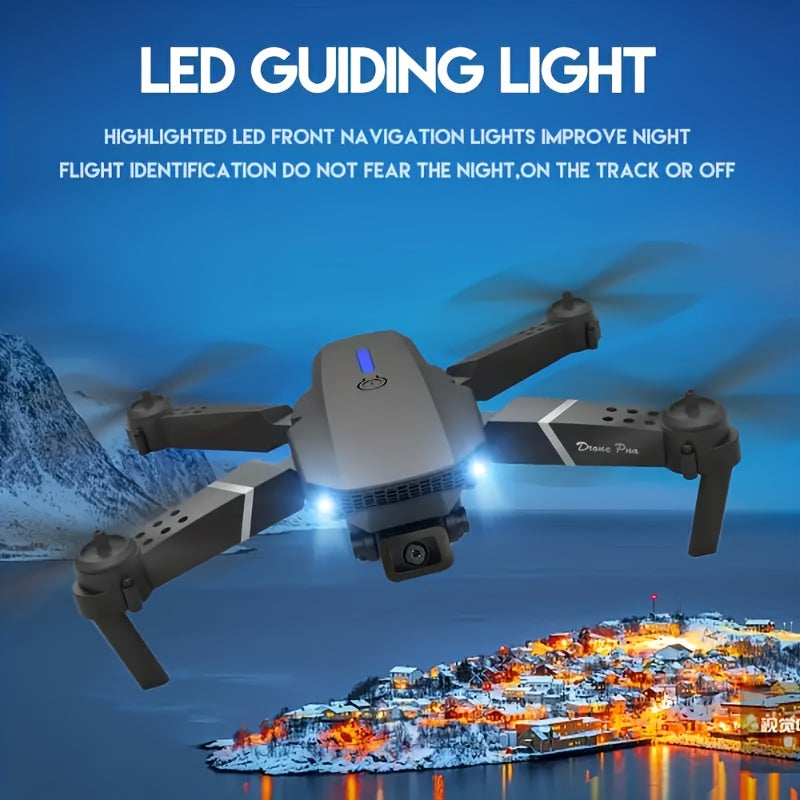 E88 Drone with Dual HD Cameras, Rechargeable Battery