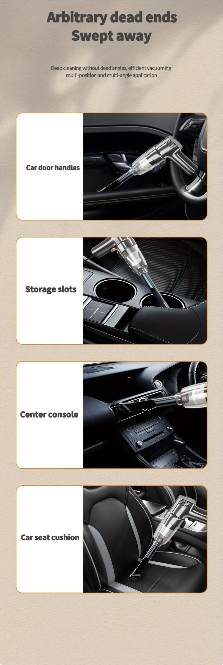 Car Mounted Vacuum Cleaner, Super Strong, High-Power